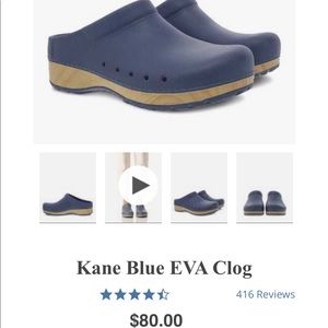 Dansko Kane Clog Blue size 41 (10.5-11)